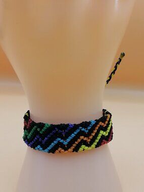 Macrame Rainbow LGBT Pride Bracelet Friendship Bracelet